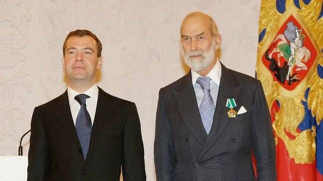 Дмитрий Медведев и Майкл Кентский