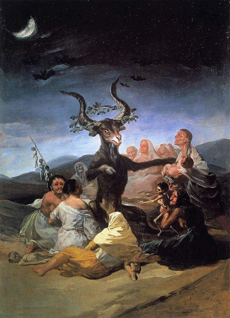 Франсиско де Гойя. Шабаш ведьм. 1789