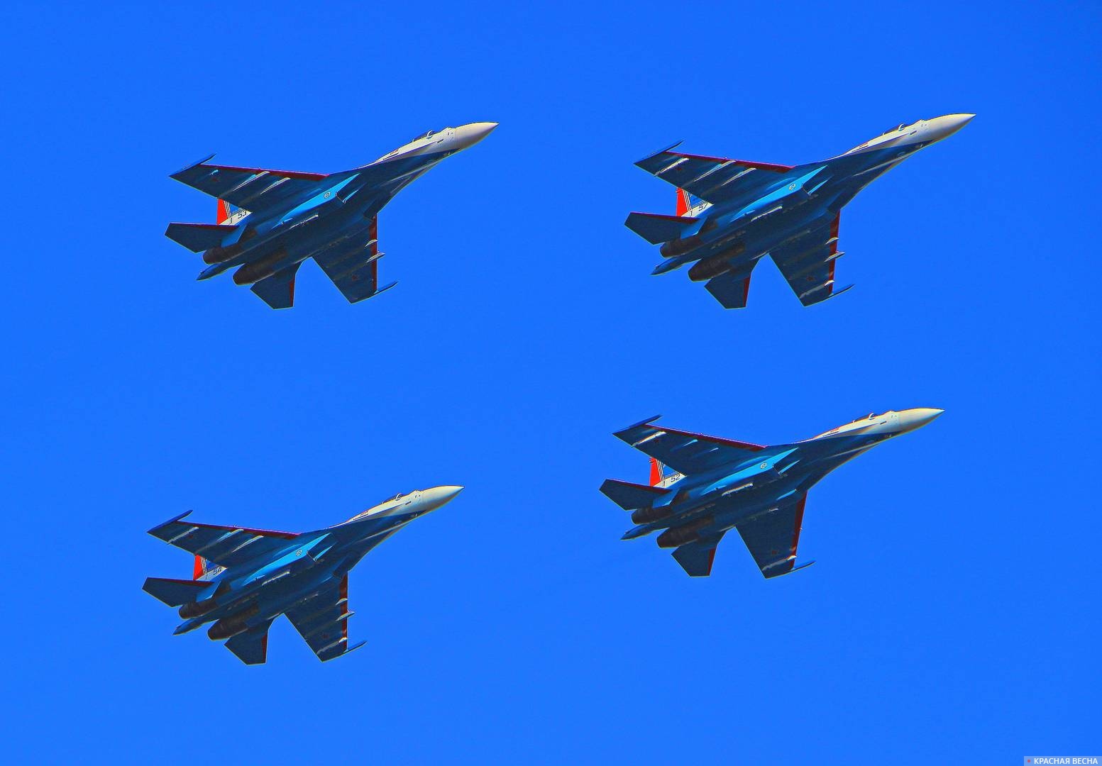 Истребитель Су-35С. Русские Витязи