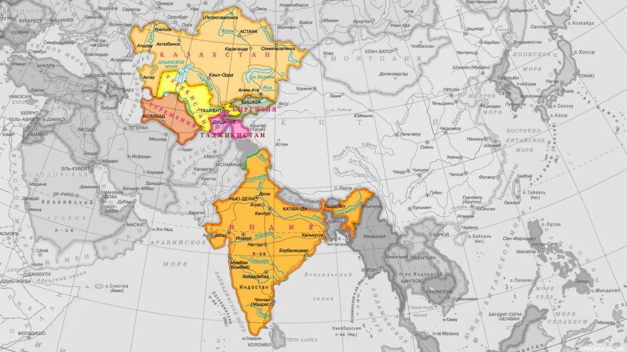 Индия — Центральная Азия