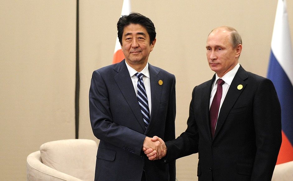 Встреча с Премьер-министром Японии Синдзо Абэ Президент России