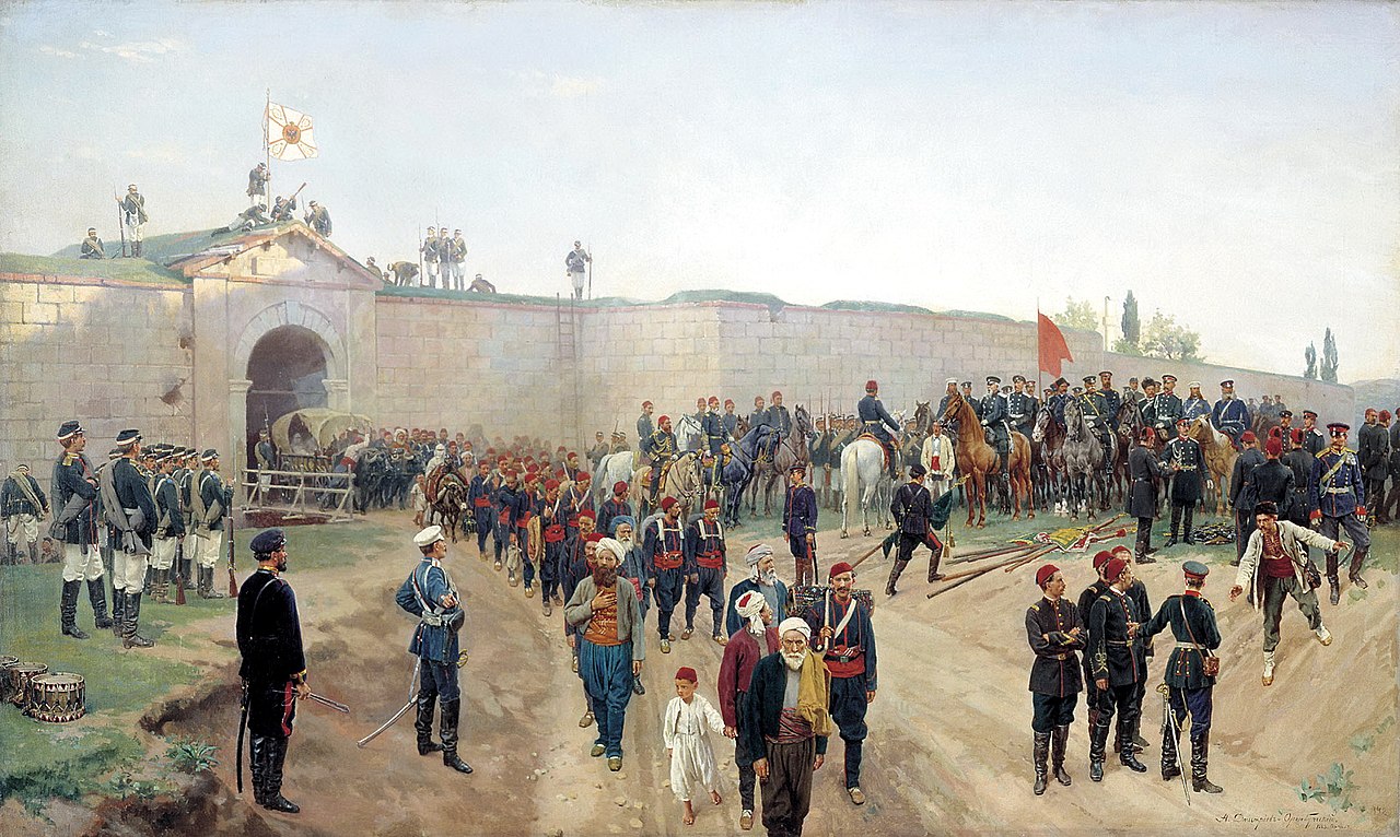 Николай Дмитриевич Дмитриев-Оренбургский. Сдача крепости Никополь 4 июля 1877 года. 1883