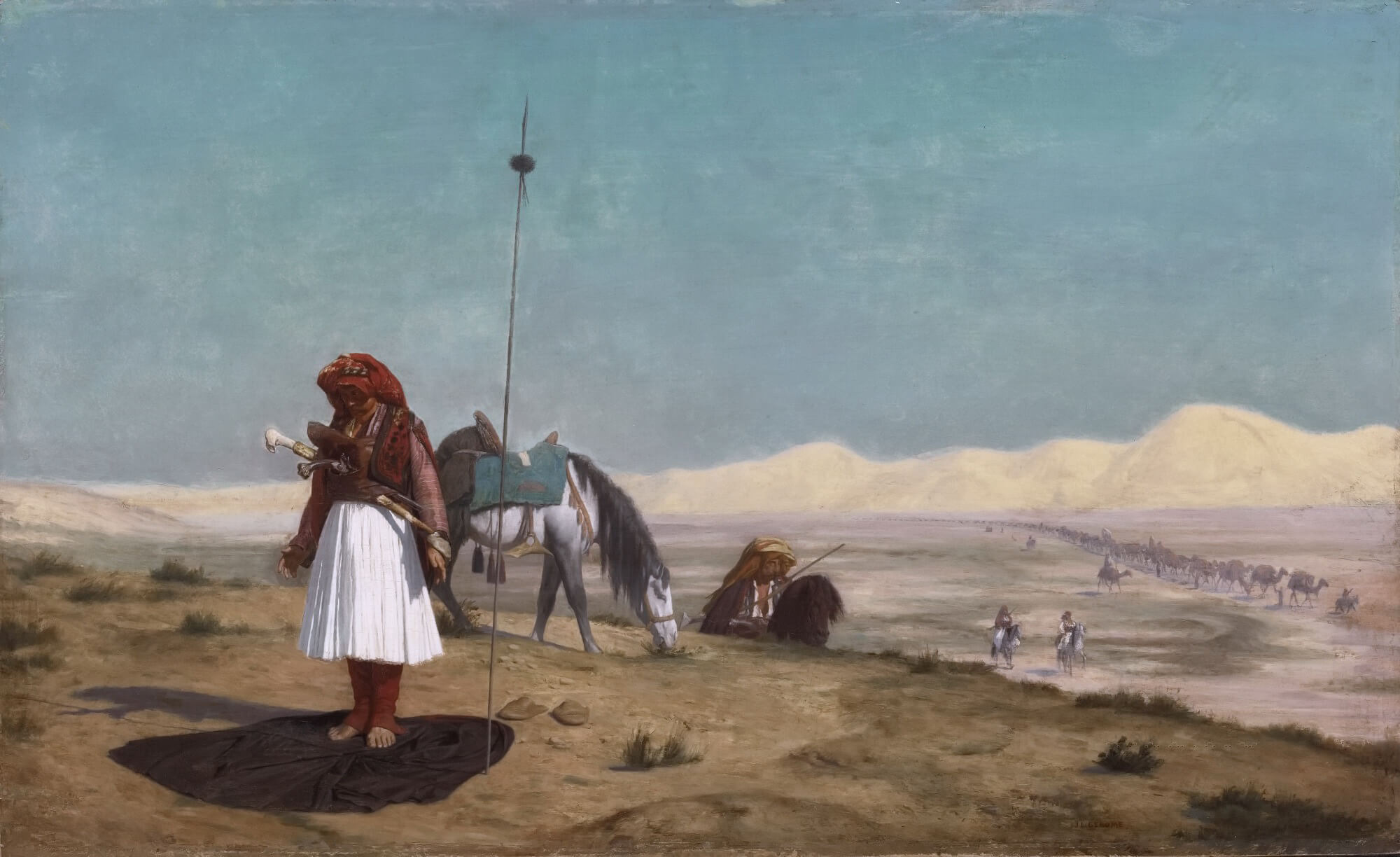 Жан-Леон Жером. Молитва в пустыне. 1864