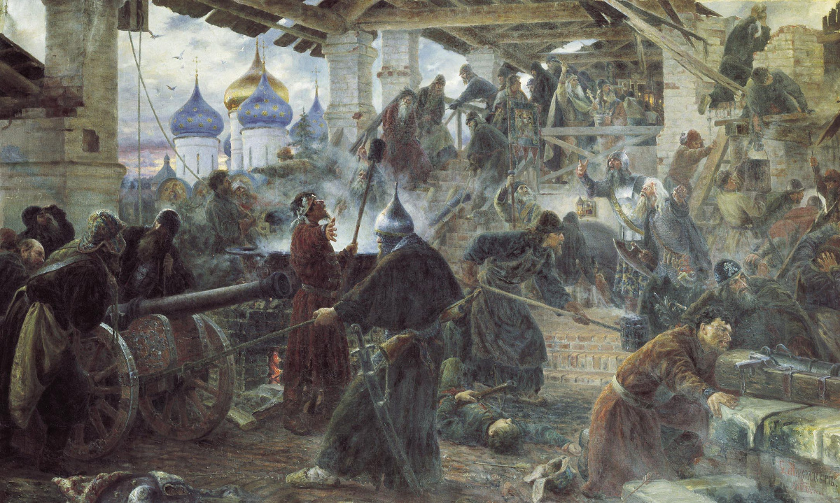Сергей Милорадович. Оборона Троице-Сергиевой лавры. 1884 г