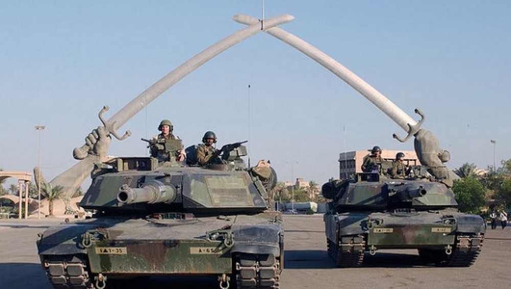 Американские танки в Багдаде