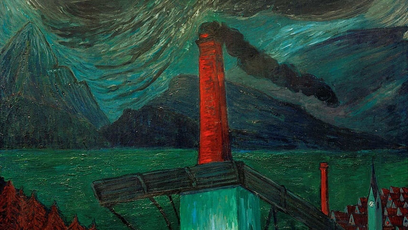 Марианна Верёвкина. Чугунолитейный завод в Оберстдорфе 1912