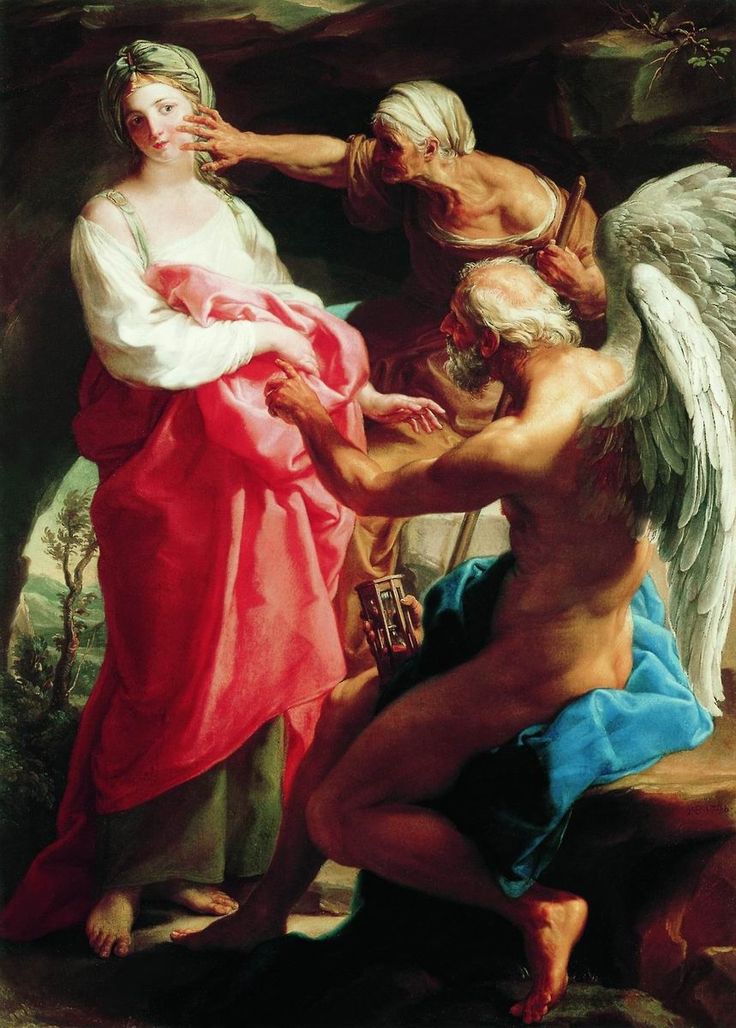 Помпео Батони. Время приказывает Старости убить Красоту. 1746