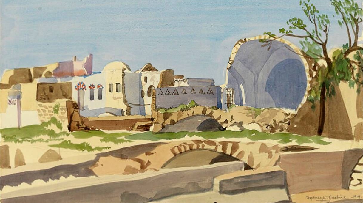Сидни Карлайн. Руины Газы. 1919