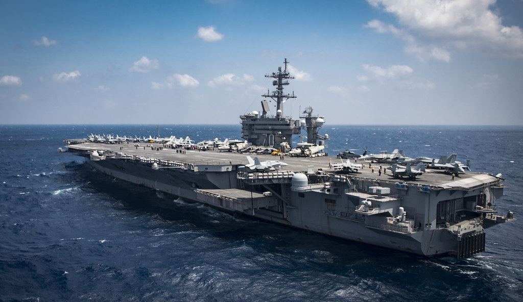 USS Carl Vinson transits the South China Sea