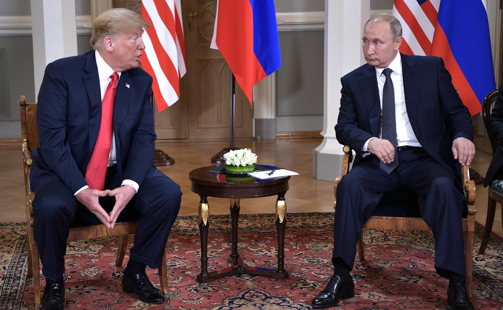 Трамп и Путин. Встреча двух президентов