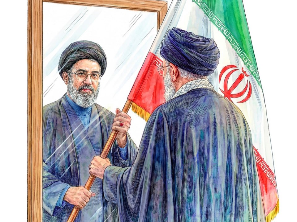 Моджтаба и Али Хаменеи — третий и второй лидеры Исламской революции Ирана