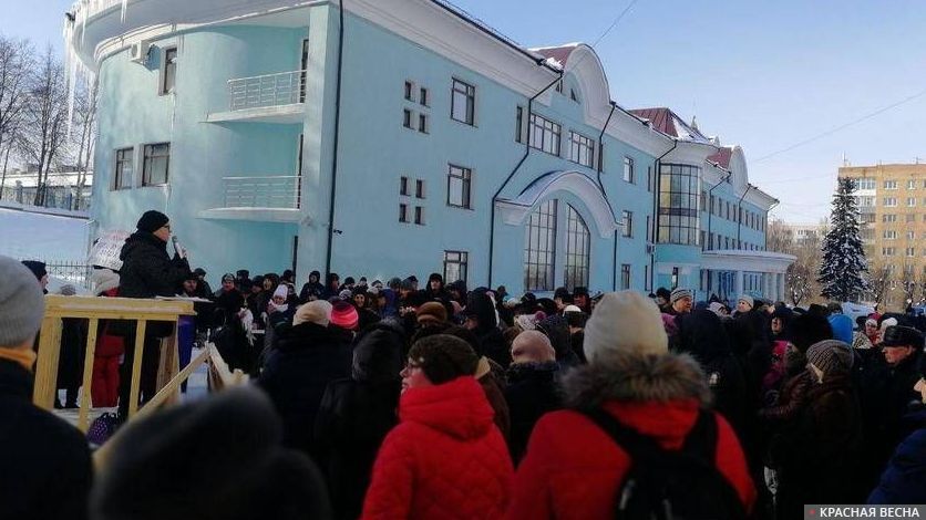 Митинг в городе Дмитрове 25 февраля 20108