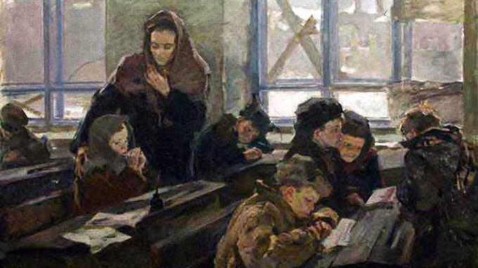 Ольга Башкевич. Первый урок в 1944 году