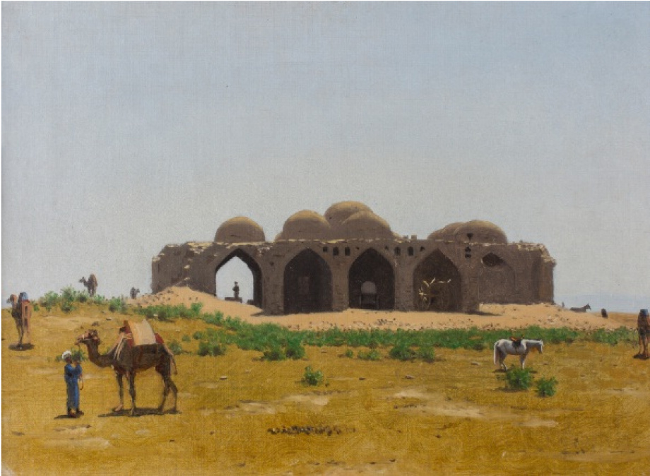 Василий Верещагин. Колодцы Мурза-Рабат в Голодной степи между Чиназом и Джизаком. Вторая половина XIX