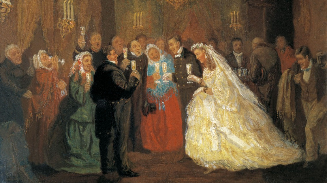 Леонид Соломаткин. Свадьба. 1872