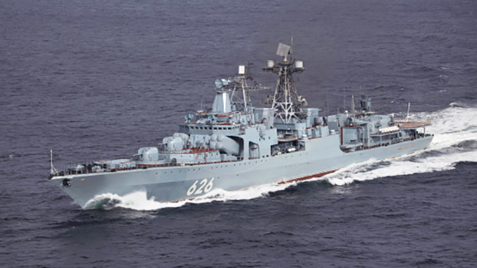 Большой противолодочный корабль Северного флота «Вице-адмирал Кулаков»