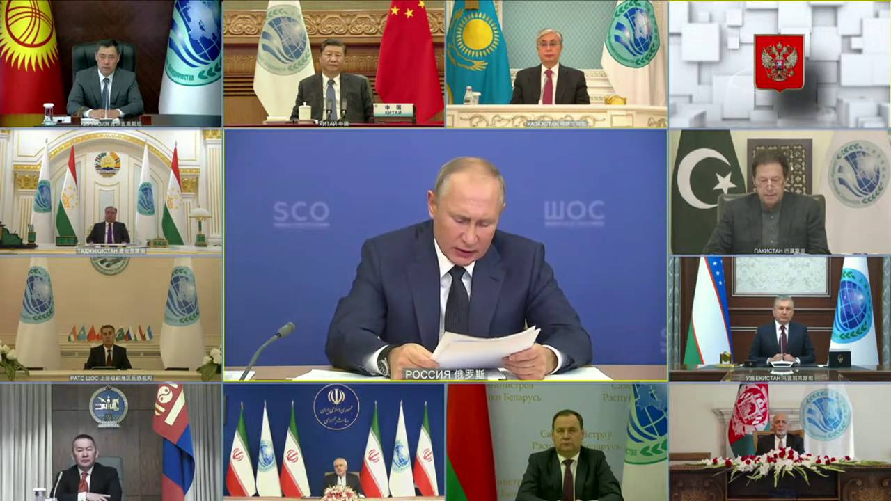 Выступление Владимира Путина на совещании ШОС 10.11.2020