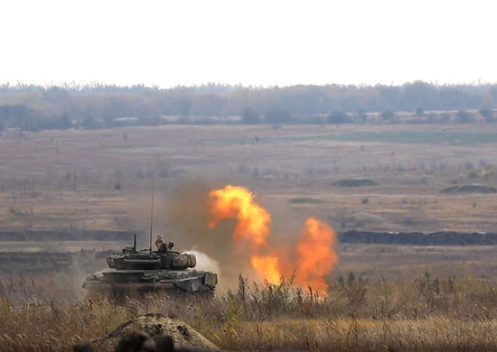 Огонь из танка Т-72Б3