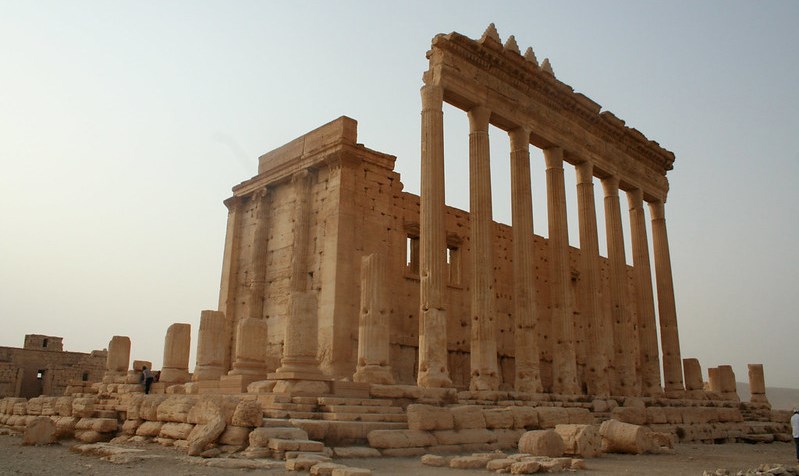 Храм Бэла в Пальмире (Сирия, 2010 год)