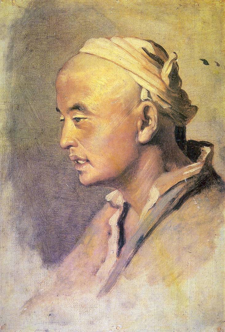 Василий Перов. Голова киргиза. Этюд. 1869