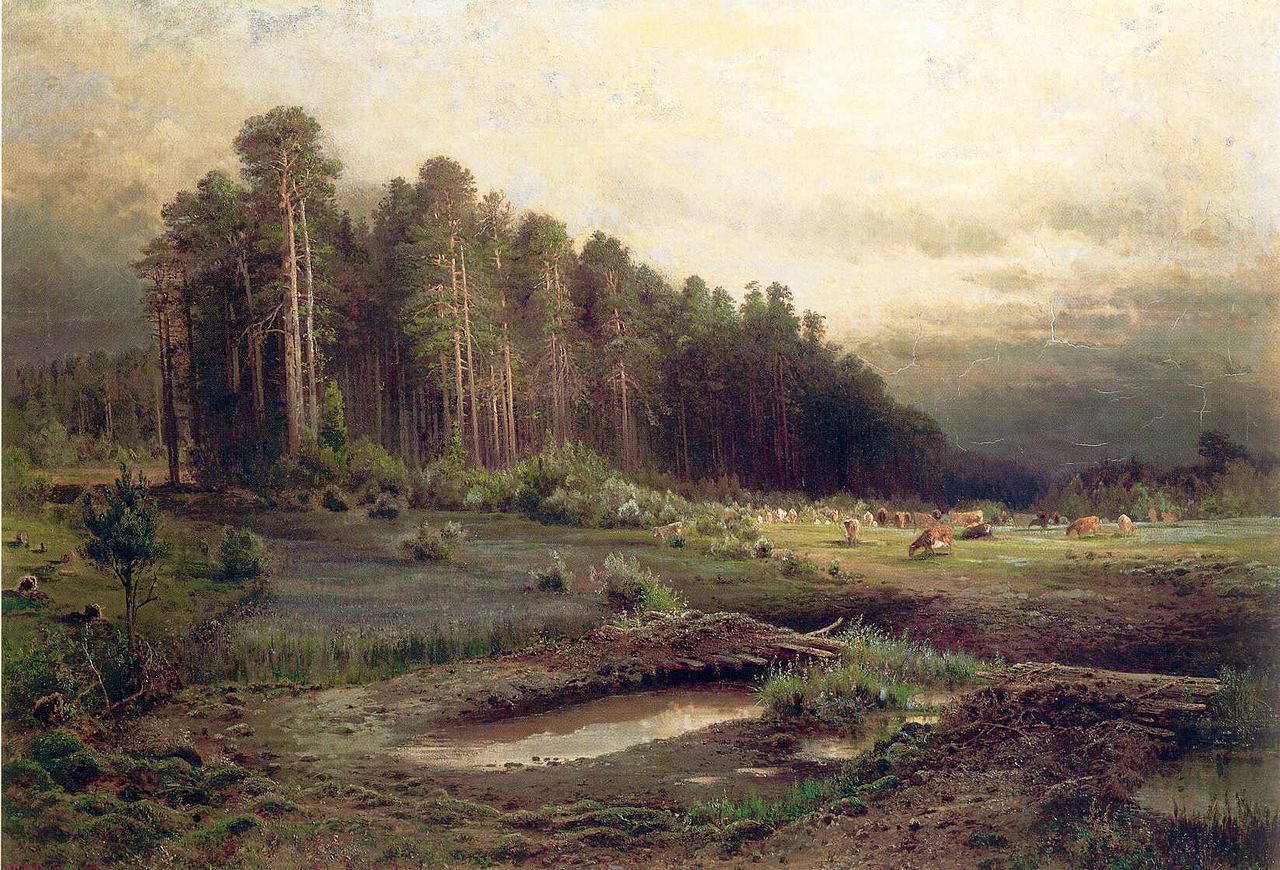 Алексей Саврасов. Лосиный остров в Сокольниках. 1869