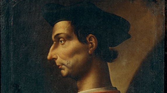 Портрет Николло Макиавелли. XVI в.