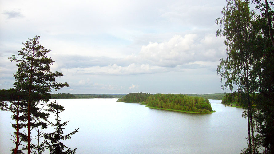Озеро Сапшо, Багряный и Долгий острова. Национальный парк «Смоленское Поозерье»