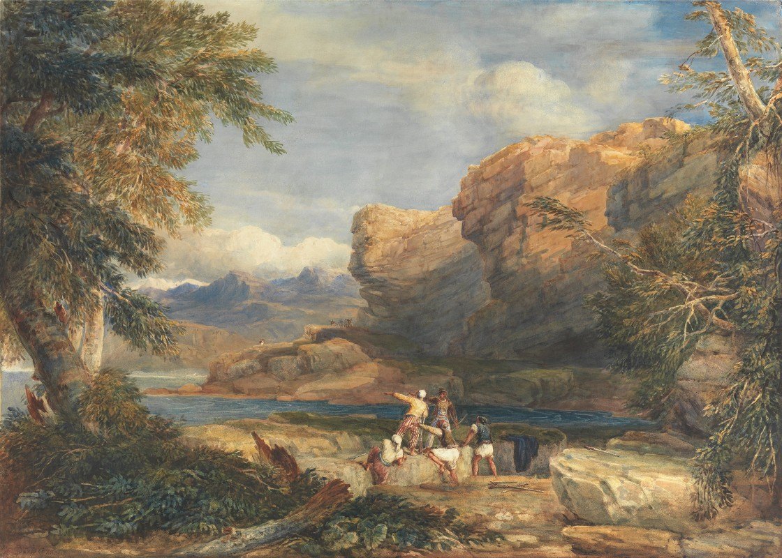 Дэвид Кокс. Пиратский остров. 1826