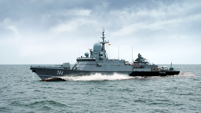 Корабельная ударная группа Балтийского флота отработала поиск и уничтожение кораблей противника в Балтийском море