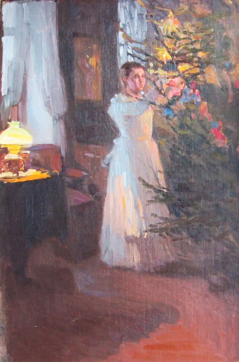 Алексей Корин. Рождественская елка, 1910