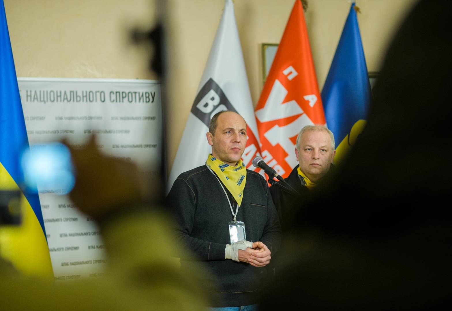 Андрей Парубий. Январь 2014 года