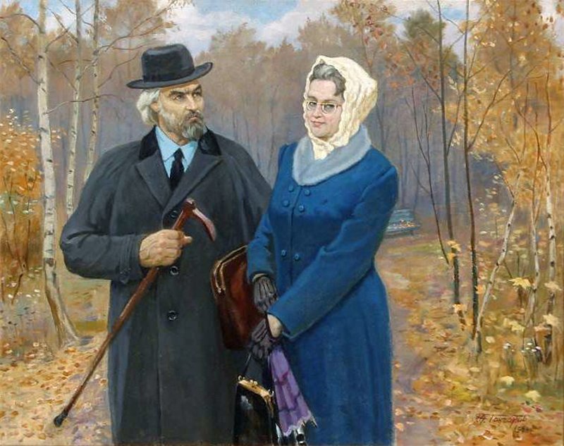 Г. Гончаров. Время осени. 1964