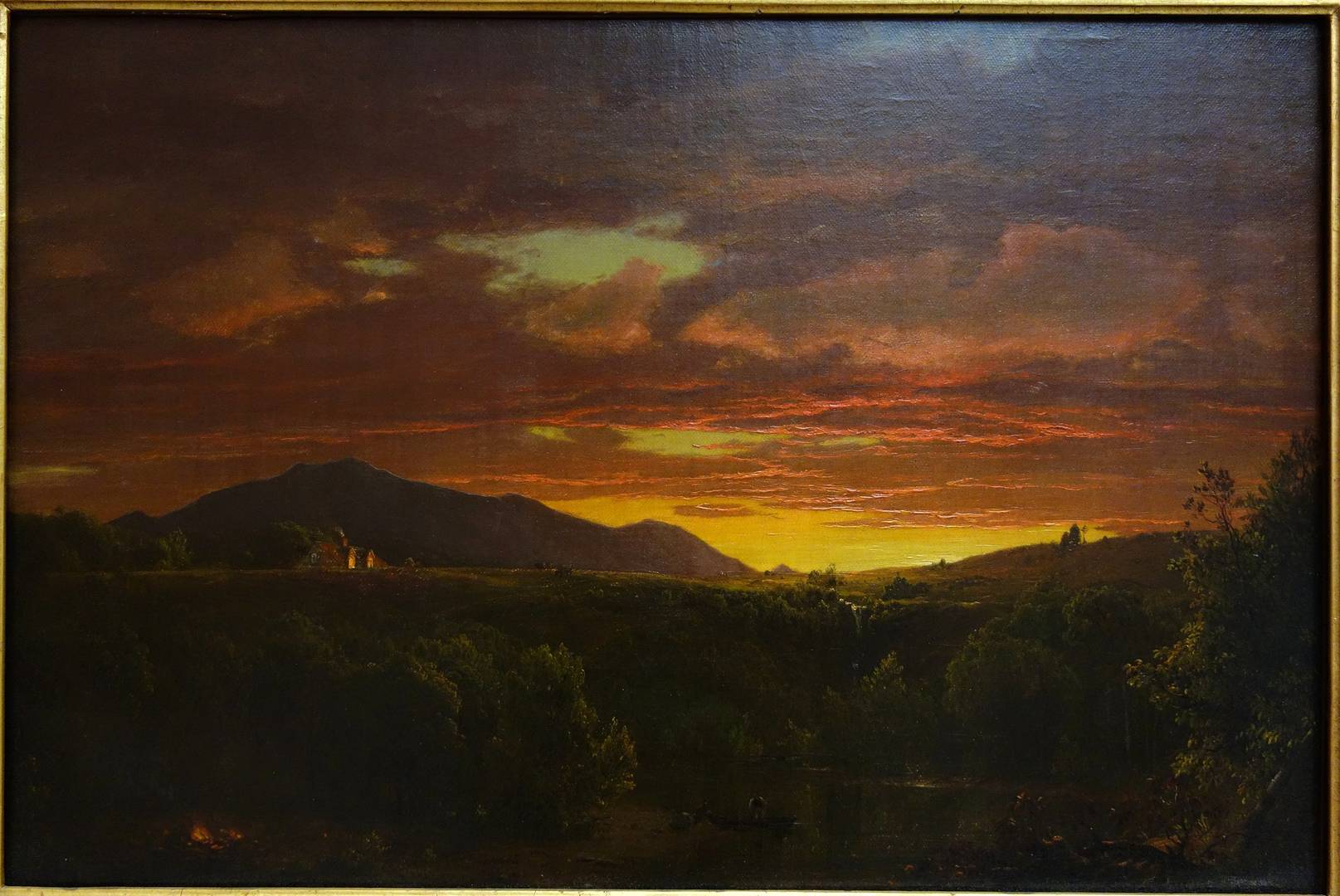Фредерик Эдвин Чёрч. Сумерки (Закат). 1856