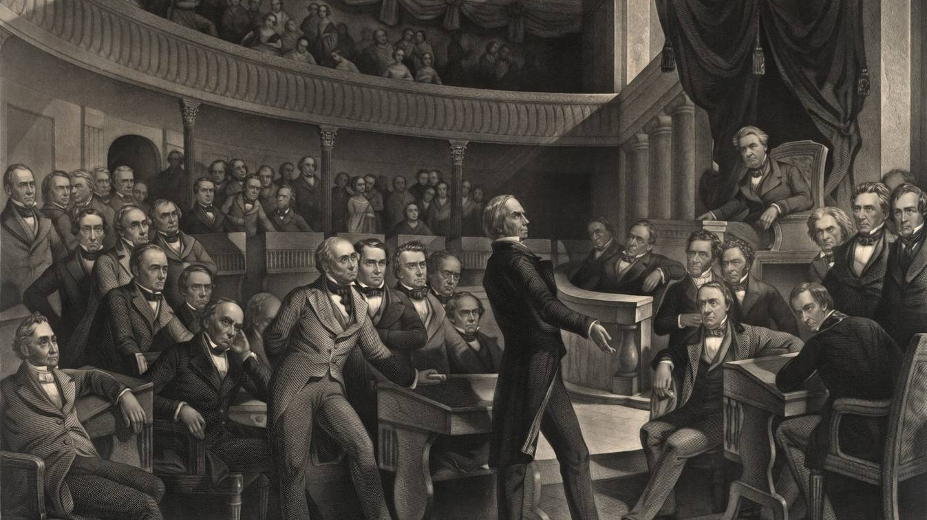 Питер Ротермел. Сенат США. Компромисс 1850 года (фрагмент)