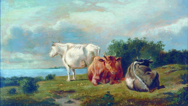 Михаил Клодт. Три коровы