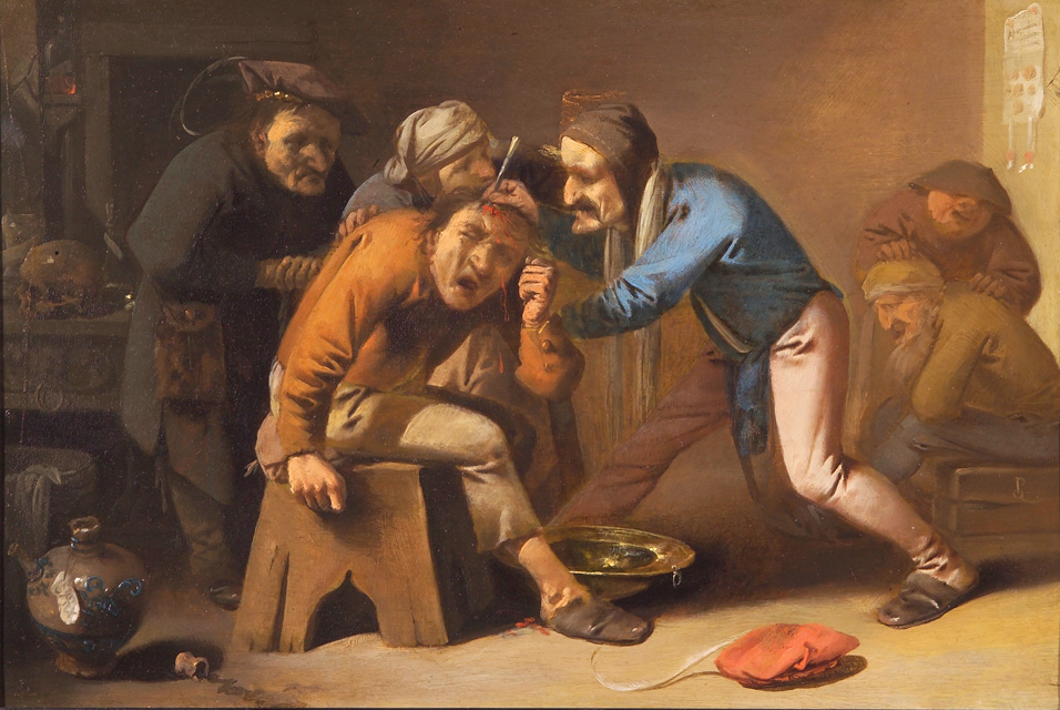Питер Кваст. Операция по извлечению камня глупости. Около 1630