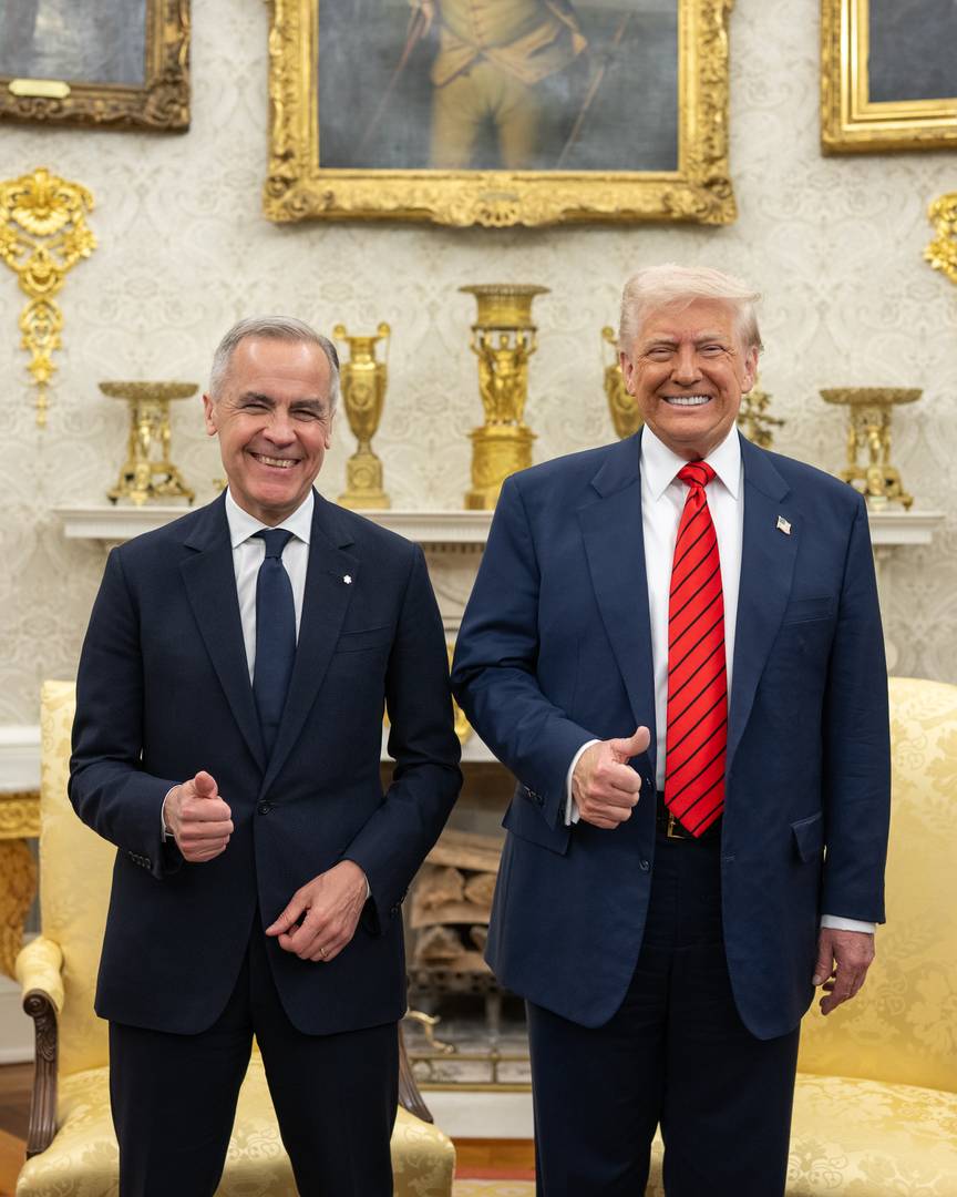 Марк Карни и Дональд Трамп