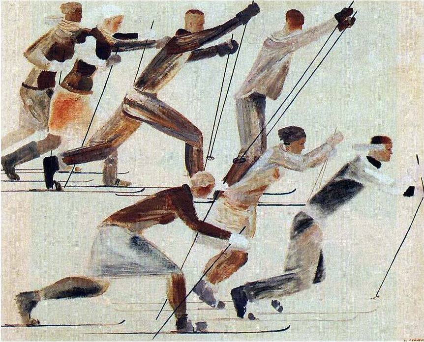 Лыжники. 1931