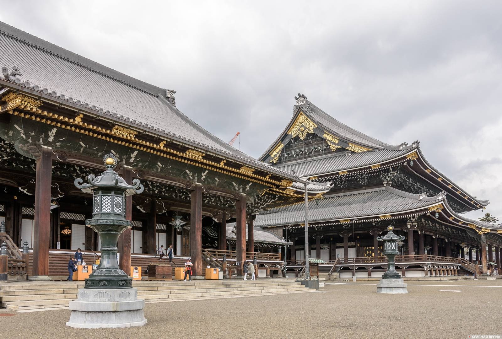 Буддийский храмовый комплекс Хонгандзи, Киото, Япония 01.11.2016