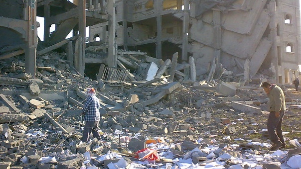 Разрушения в Газе после израильских ударов