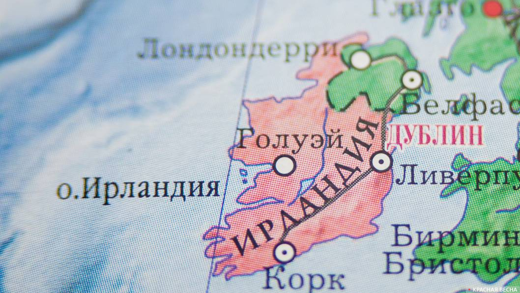 Республика ирландия карта
