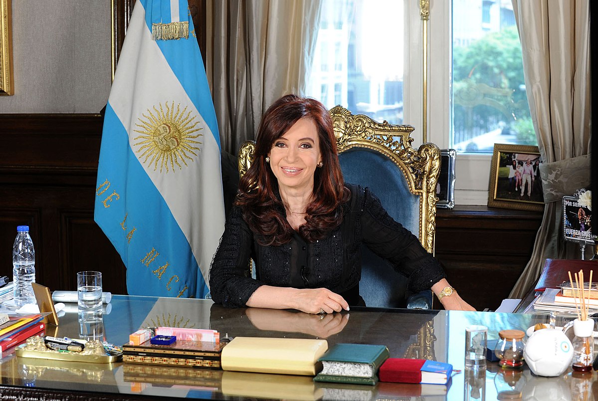 Кристина Кишнер — вице-президент Аргентины.