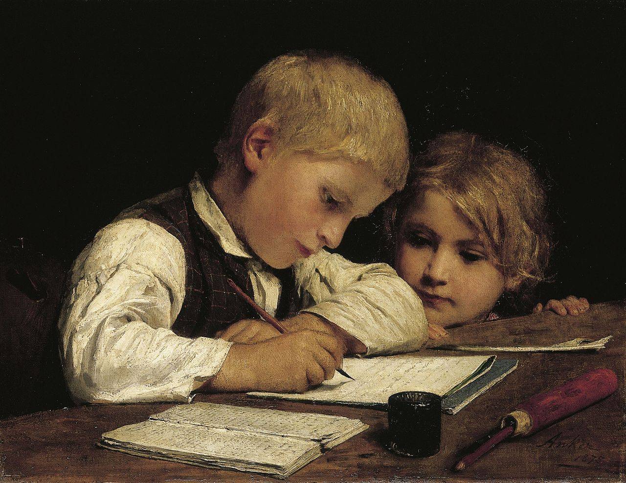 Альберт анкер Albert Anker 1831-1910