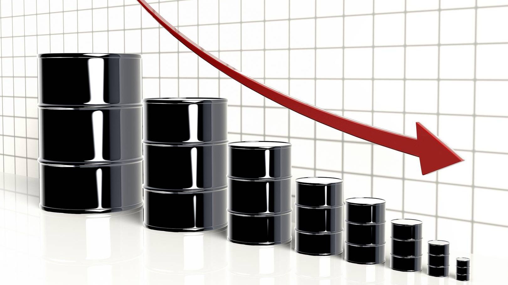 Уменьшение нефтяных цен