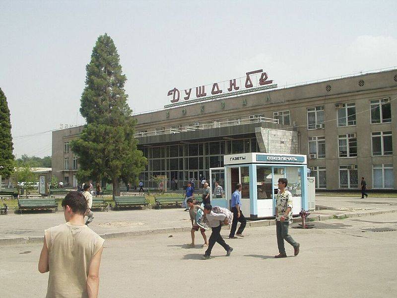 Ж/д вокзал в Душанбе