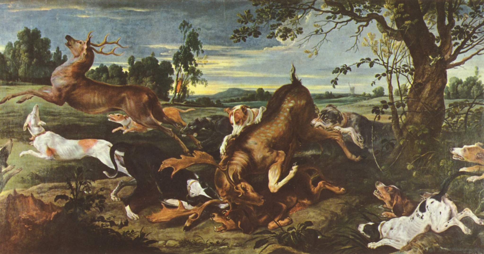 Франс Снейдерс. Оленья охота. Около 1625–1650