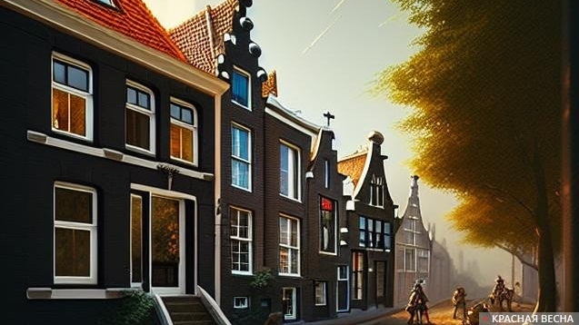 Голландская улица (эскиз)