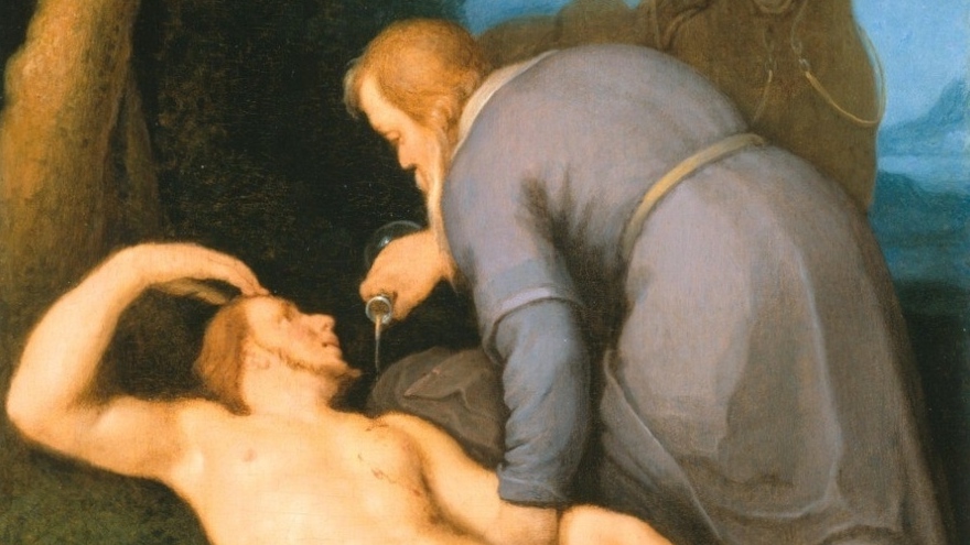 Корнелис ван Харлем. Добрый самаритянин (фрагмент). 1627.
