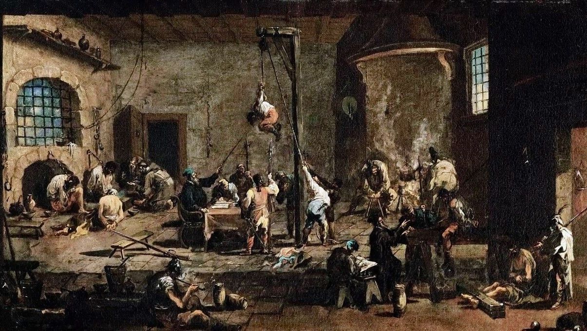 Алессандро Маньяско. Пытки в тюрьме. 1720