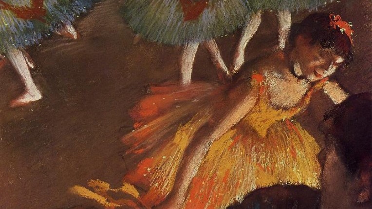 Эдгар Дега. Балерина и дама с веером. 1885